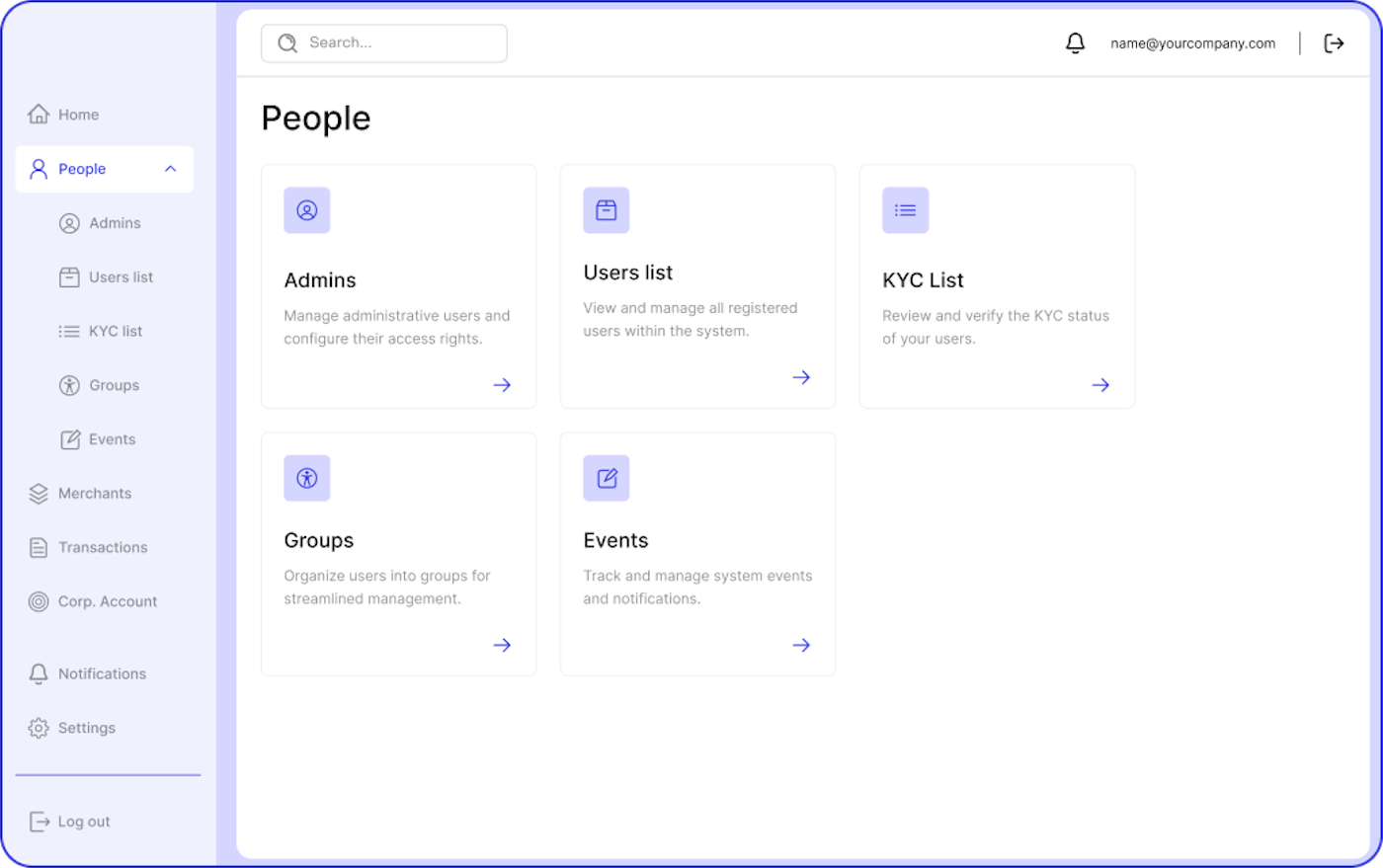 Manage your users