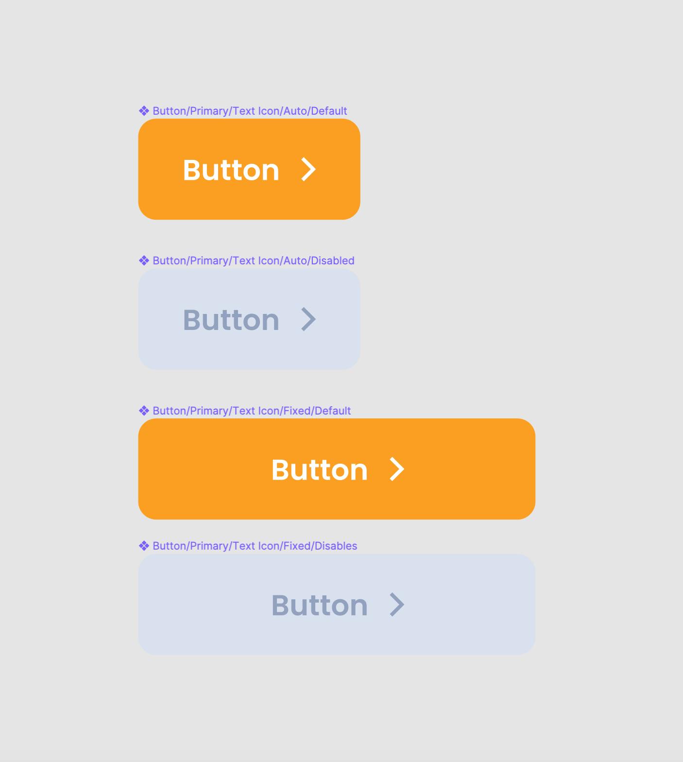 Multiple button styles within a design system