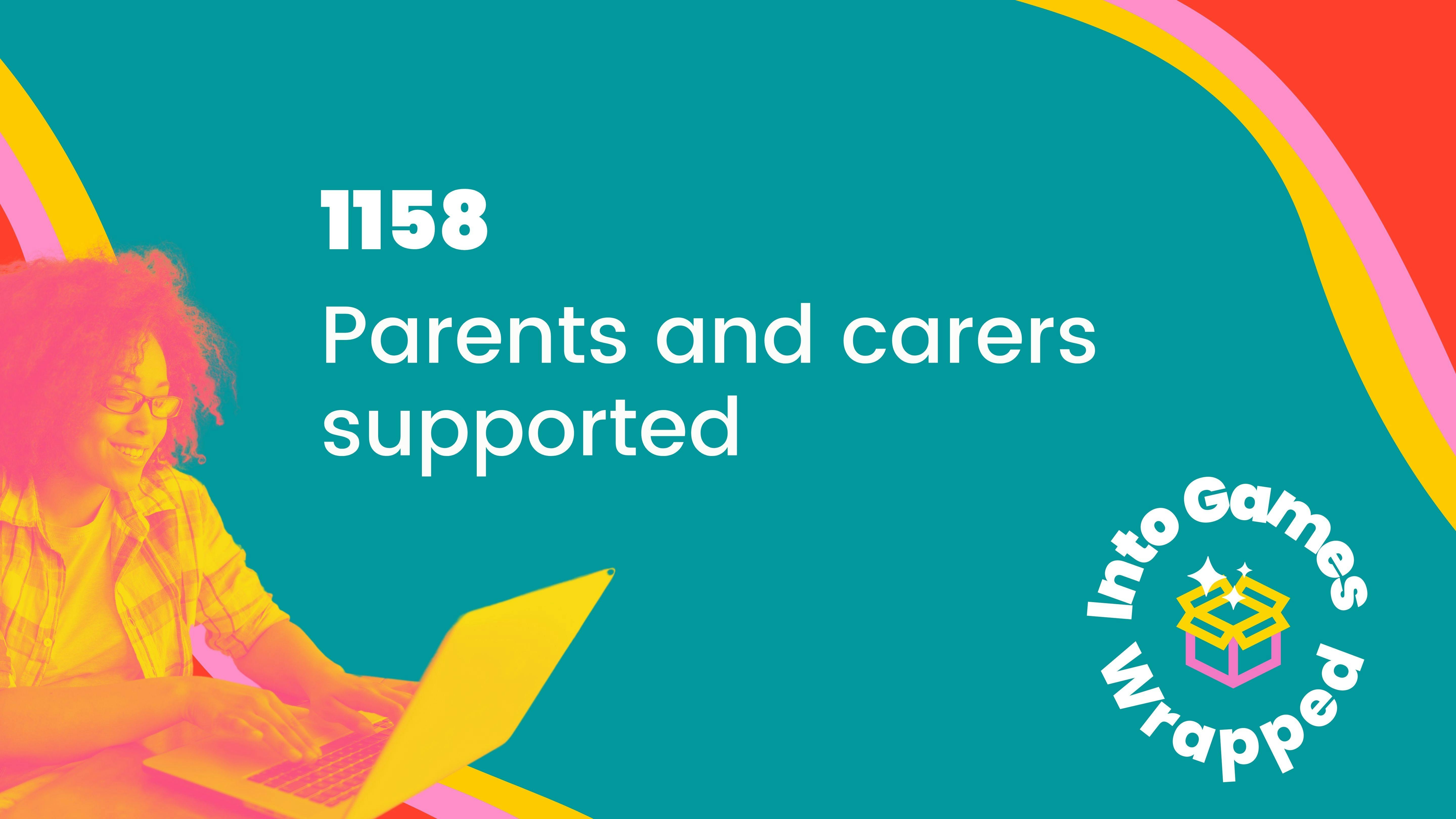 1158 parents and carers supported