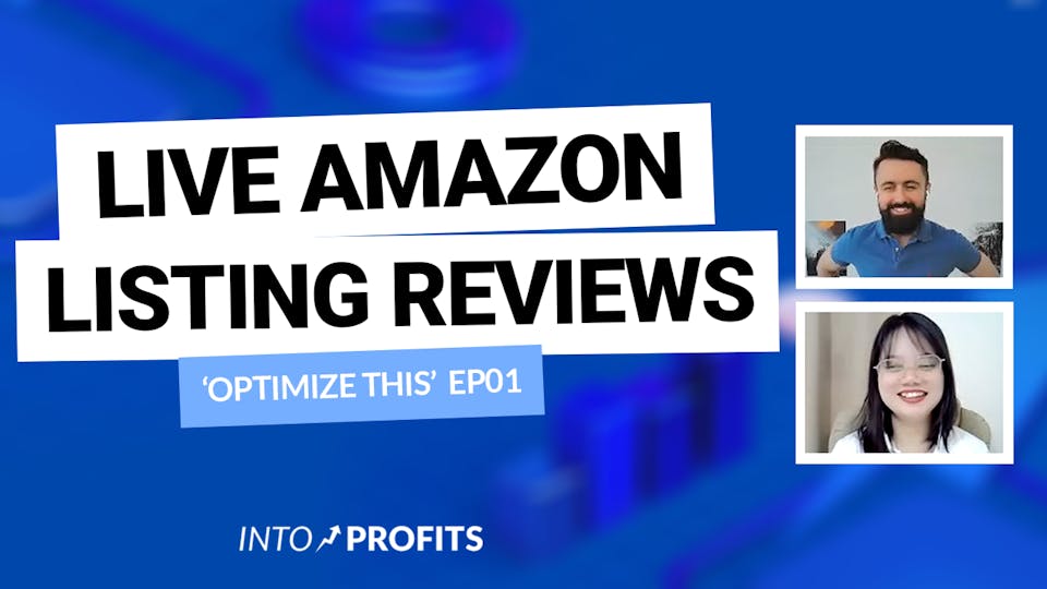 LIVE Amazon Listing Reviews - 'Optimize This' EP01