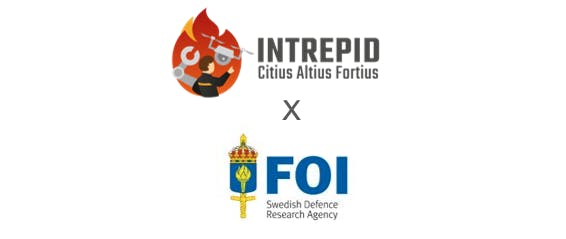logo INTREPID and logo FOI