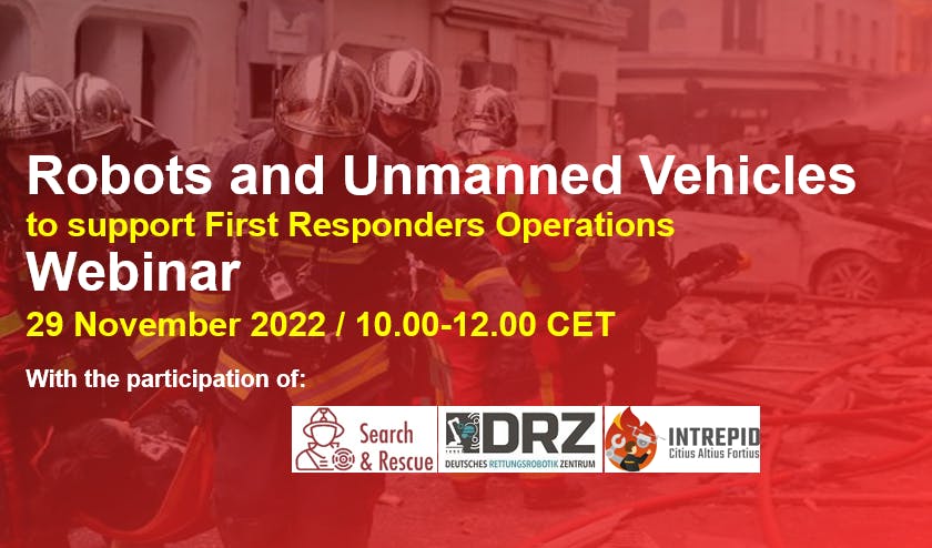 Theme of the webinar: robots and unmanned vehicles