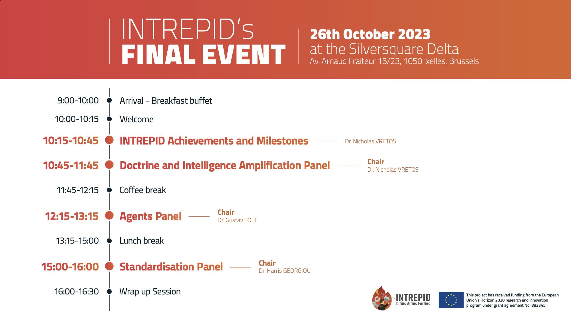 Final event agenda