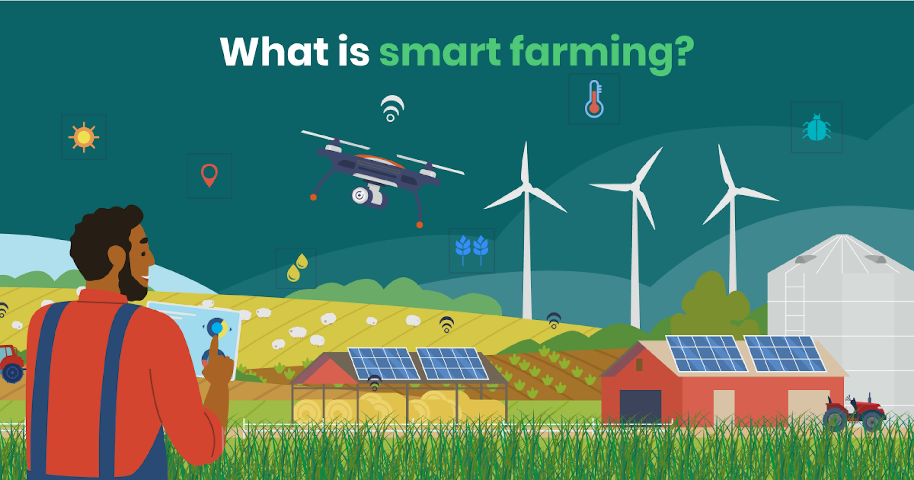 Benefits smart farming technology in agriculture