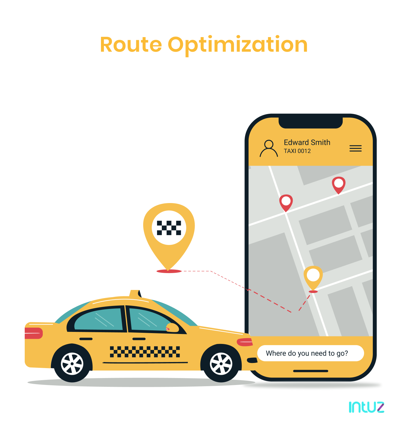 AI route optimization in ride share