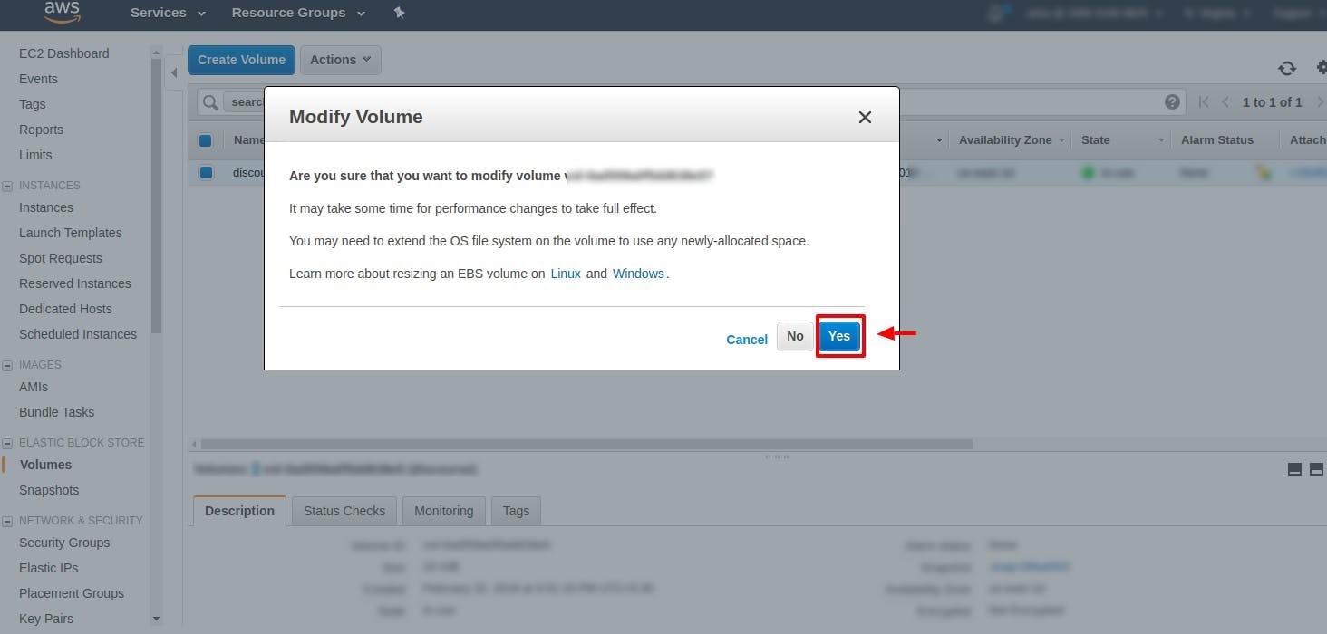 Steps to Increase the Volume Size of an AWS EBS Intuz
