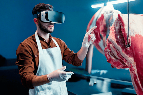 Simulador VR de Manipulación de Productos Cárnicos