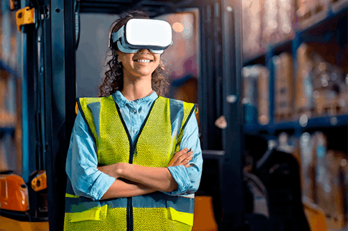 Simulador VR de Riesgos en Carretillas Elevadoras