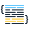 illustration of a white paper with horizontal lines within