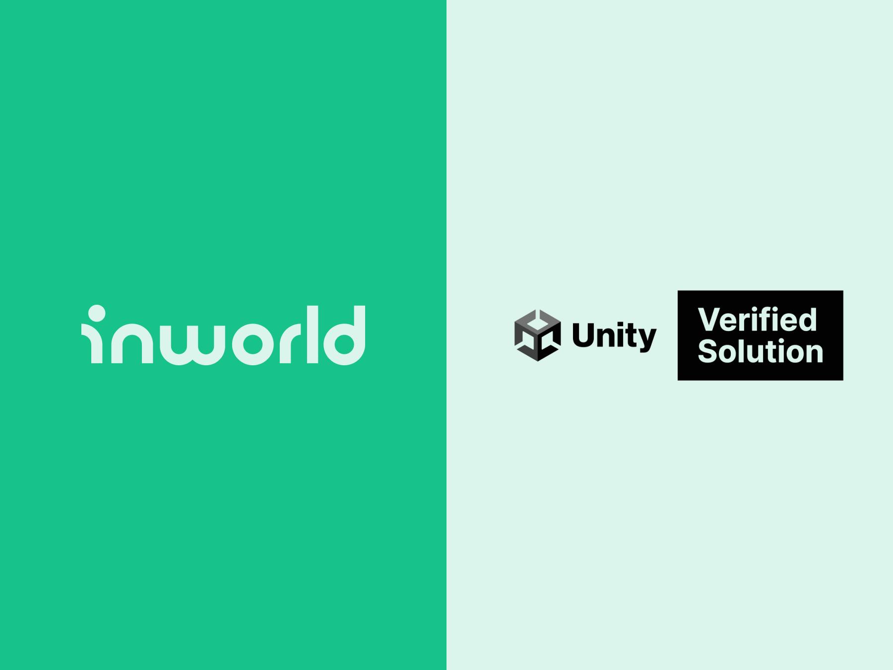 Inworld is Unity partner