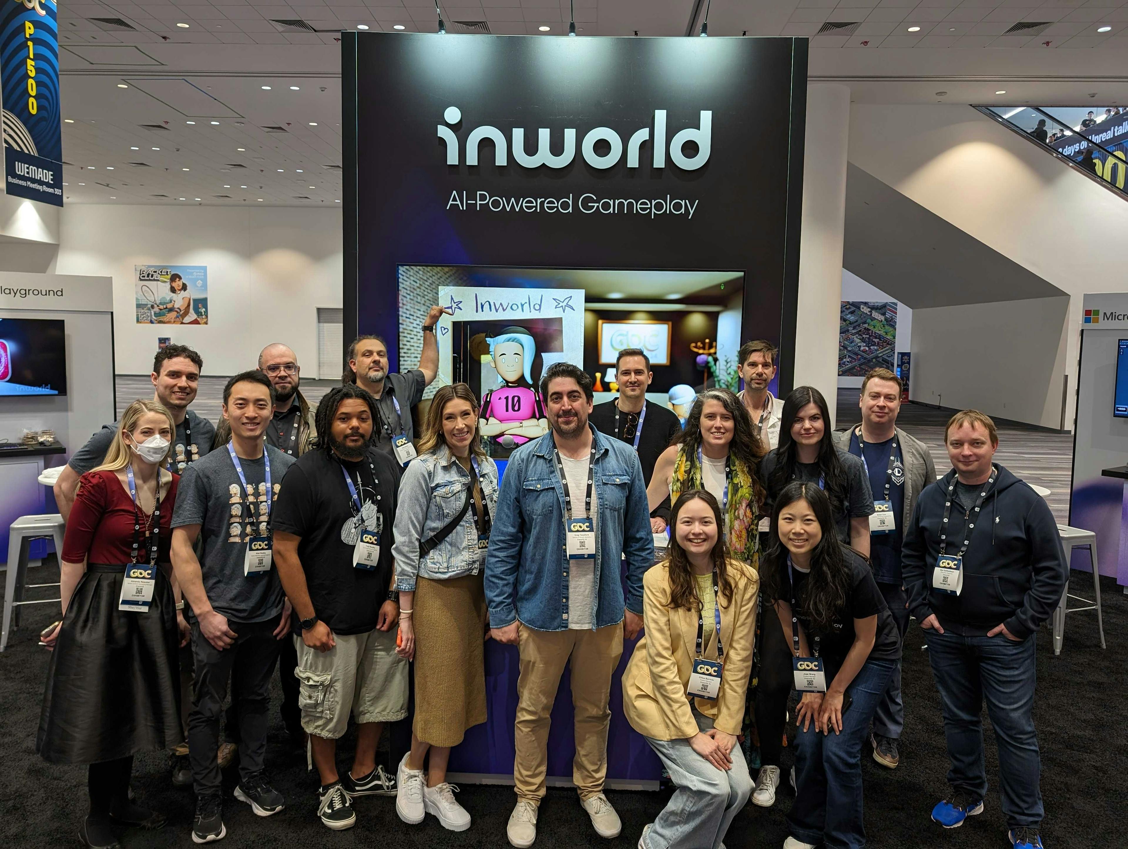 Say hello to the Inworld team at Booth P1615 at GDC