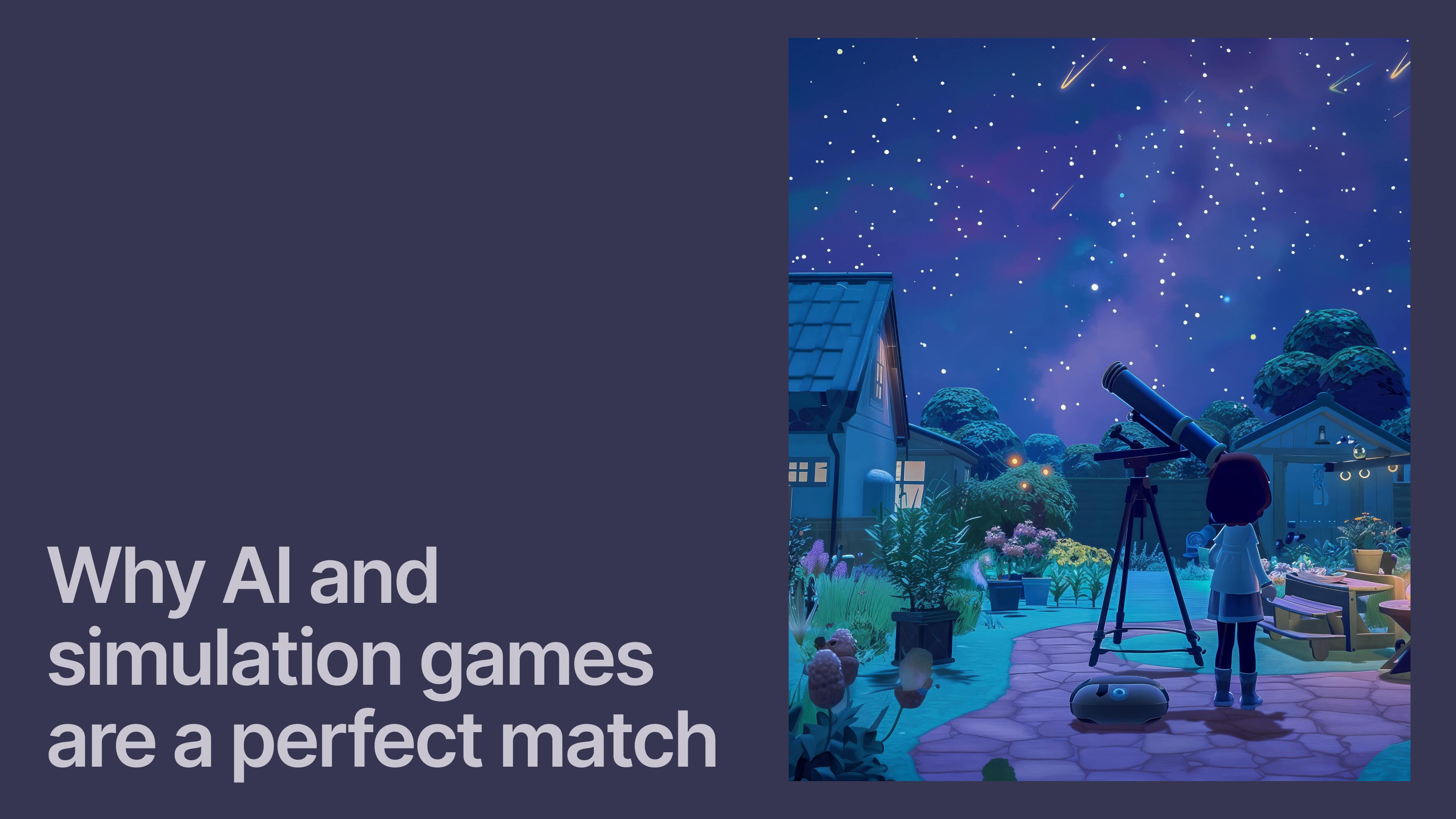 Why AI and simulations games are a perfect match