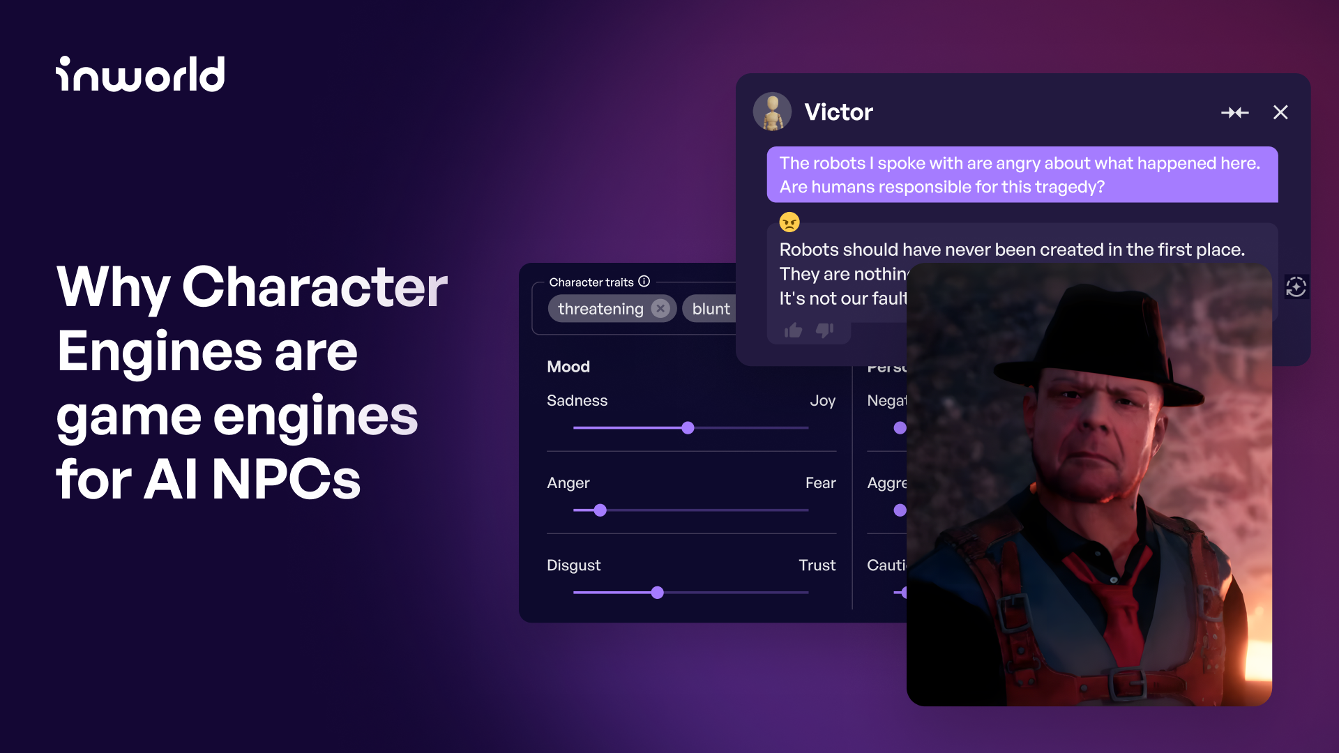 What Is A Character Engine? It’s A Game Engine For AI NPCs