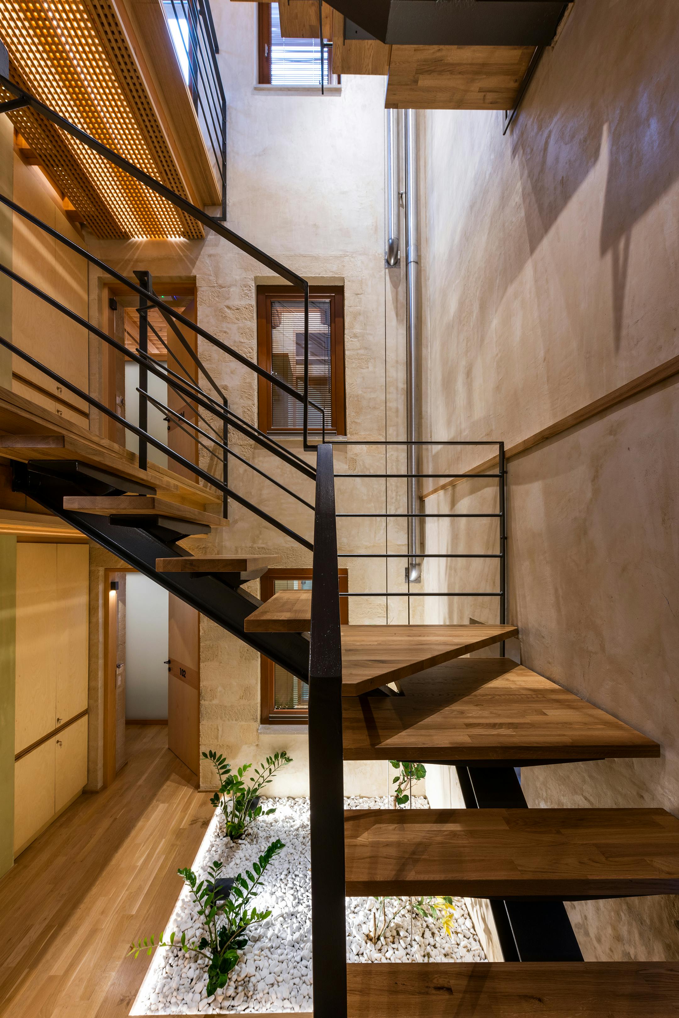 Rehabilitation of Two Buildings and Reuse as a Small Hotel in Chania, Crete by I.K. Verikakis Architectural Office No13