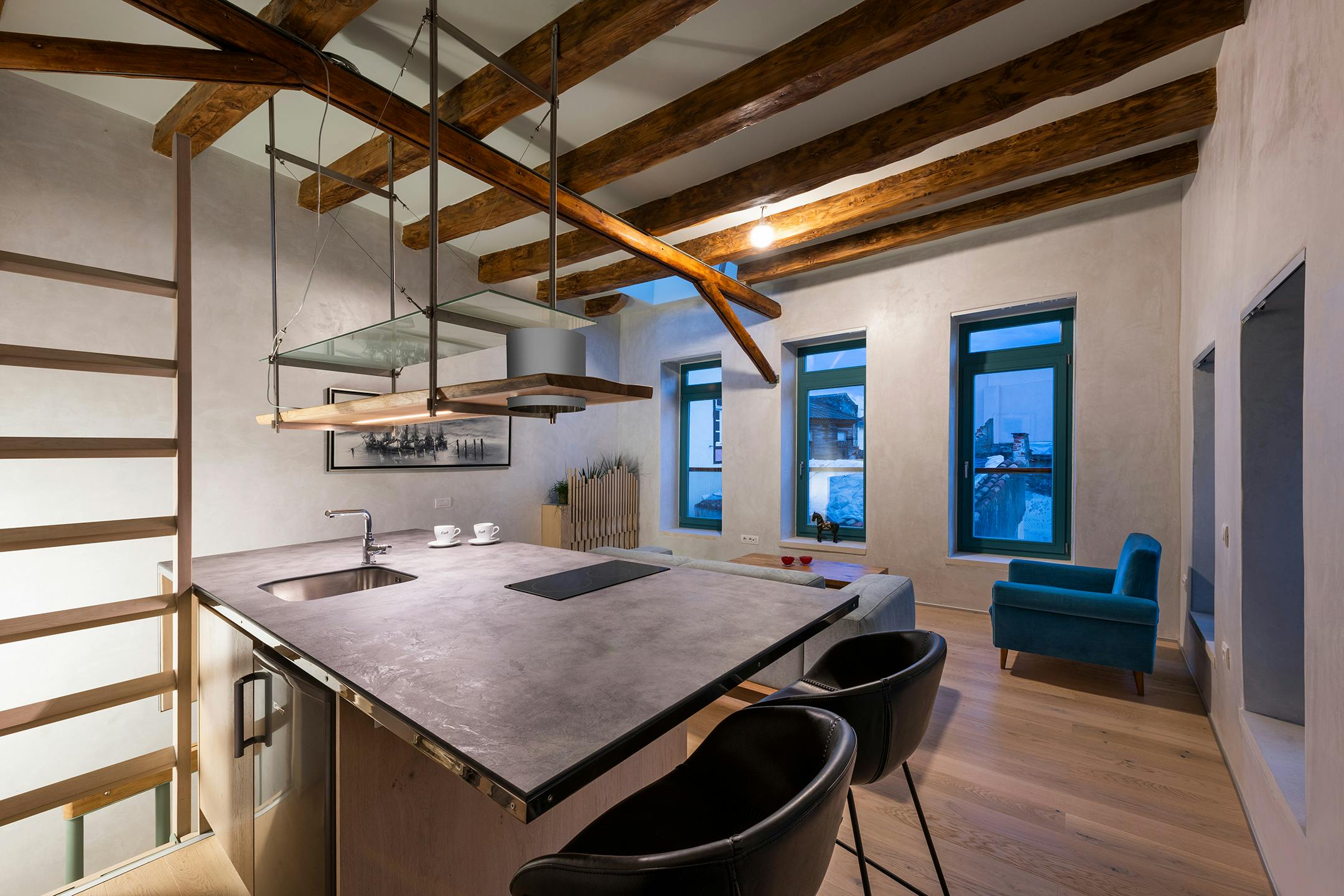 Rehabilitation of a Three Storey House in the Old Town of Chania, Crete by A&G Varoudakis Architects and I.K. Verikakis Architectural Office No11 