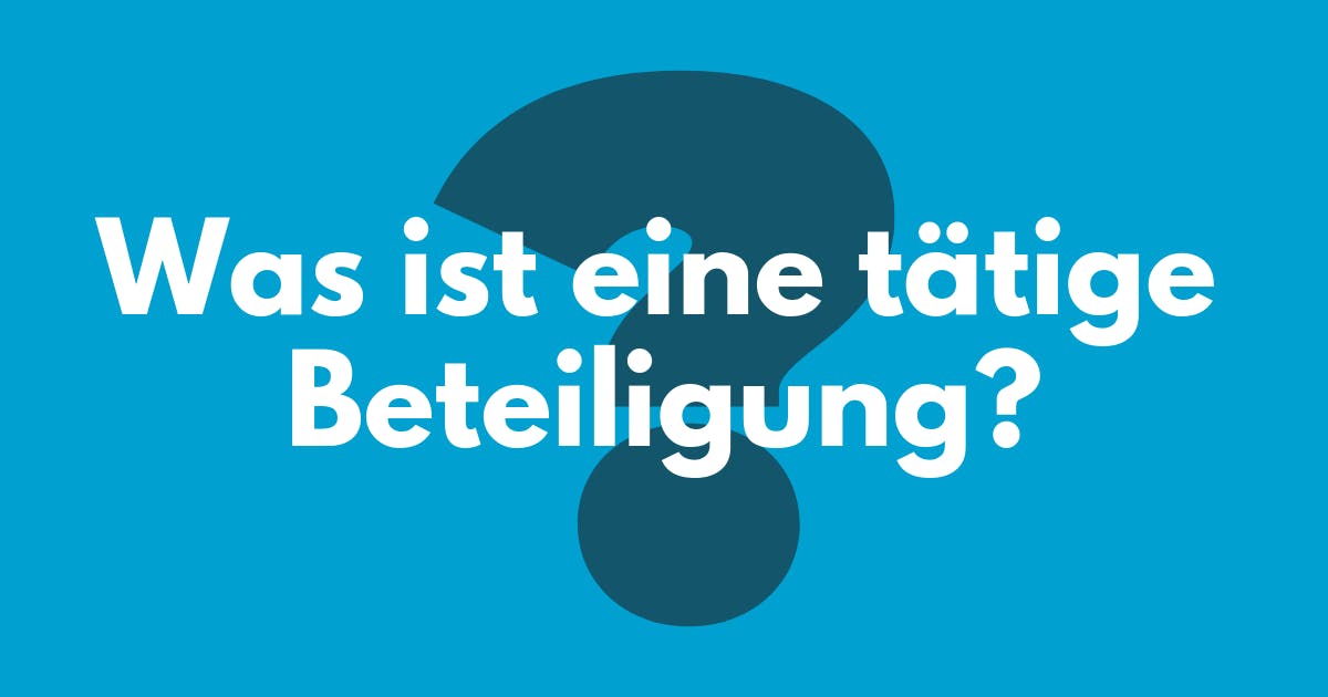 Tätige Beteiligung Bild