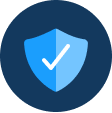 shield icon with checkmark