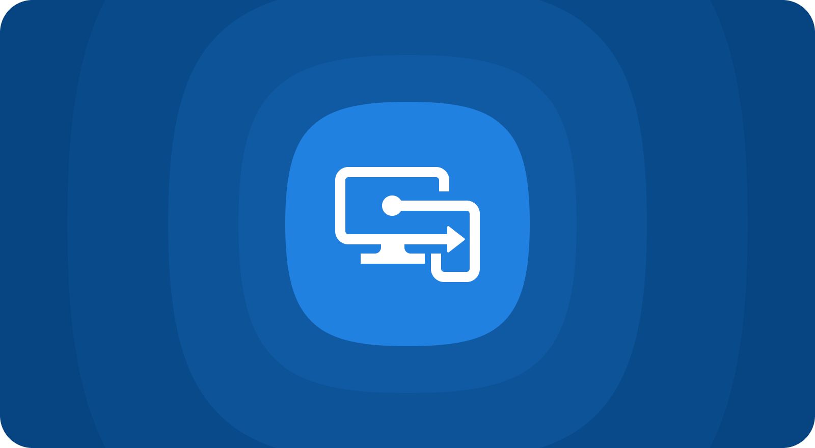 InTune feature image - dark blue background with white outlines of computer and phone.