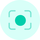 circle with camera icon