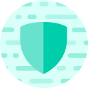 circular shield icon