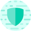 circular shield icon