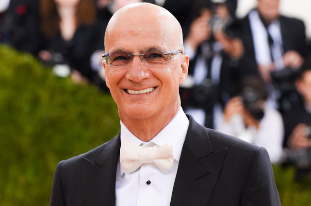 Jimmy Iovine in a black tuxedo and white bowtie. 