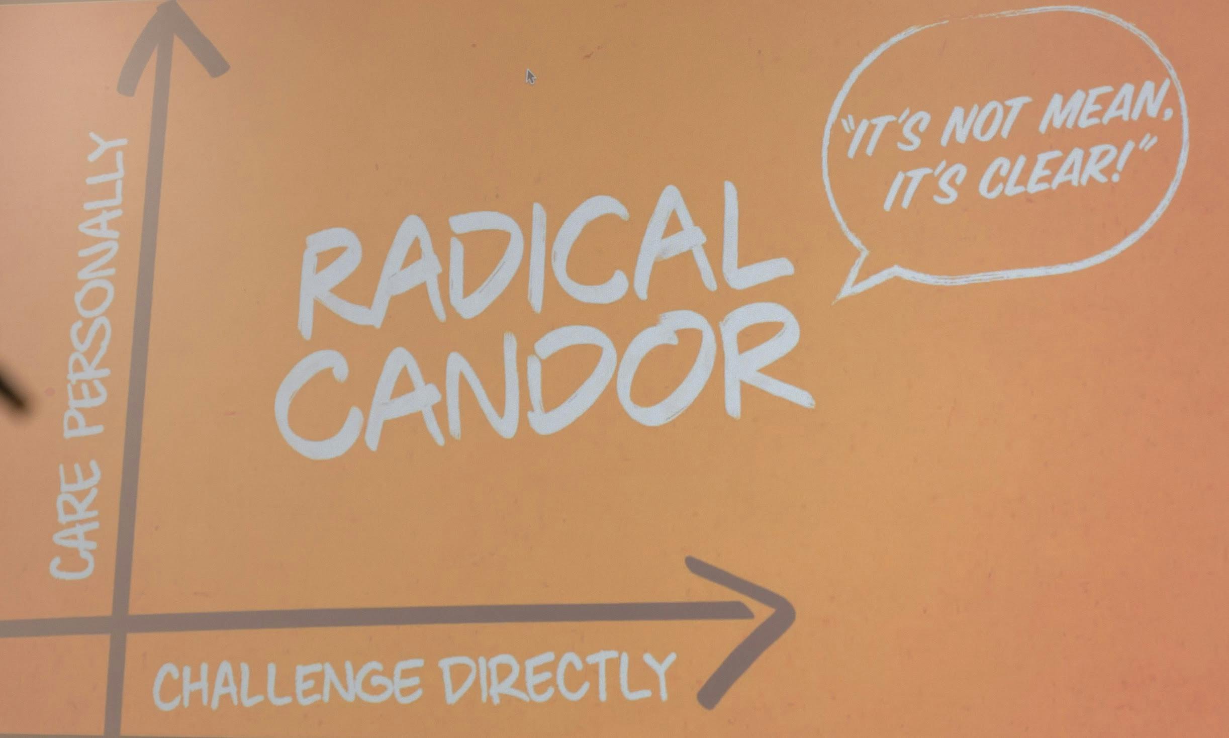 Practicing Radical Candor: It's not mean, it's clear — Center for  Economic Development