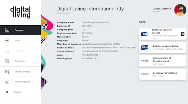 MyCompany demo application