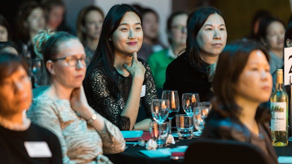 people at an ft event