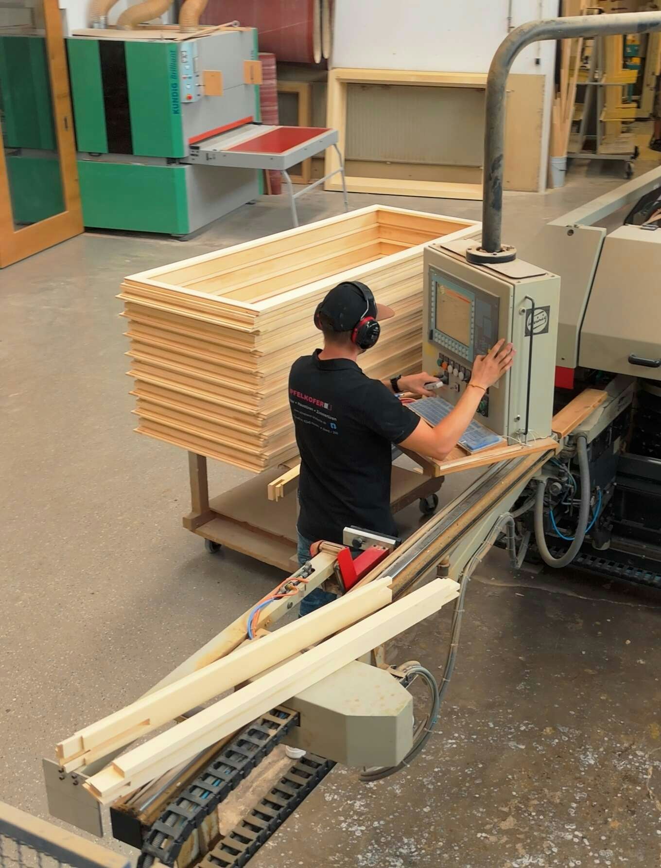 Mitarbeiter in Produktion