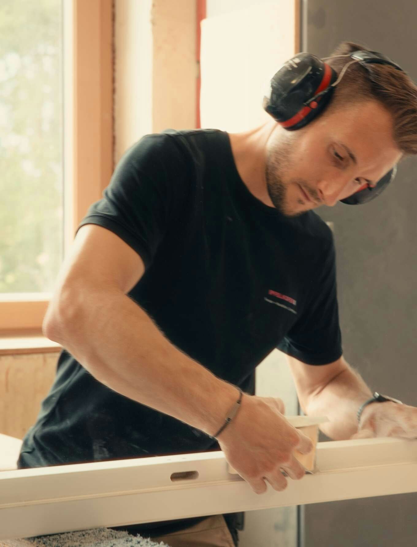 Tom Ipfelkofer am arbeiten