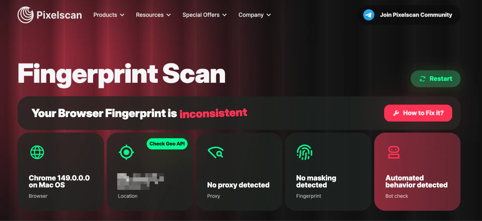 Pixelscan