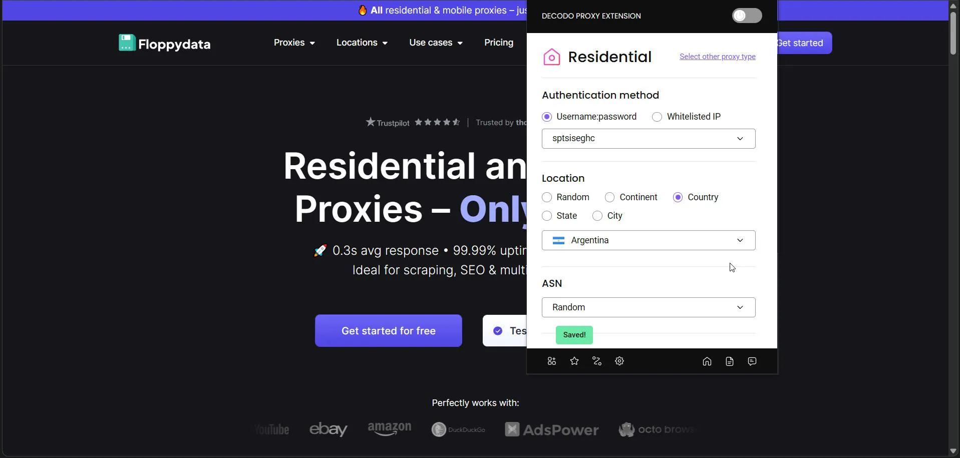 Chrome extension