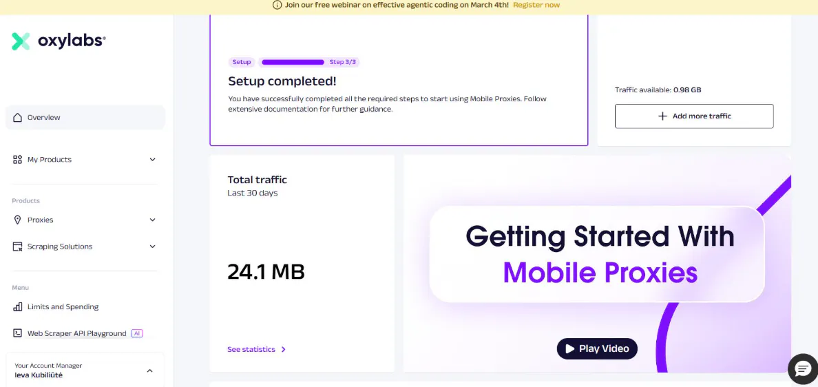 Oxylabs Mobile Proxy
