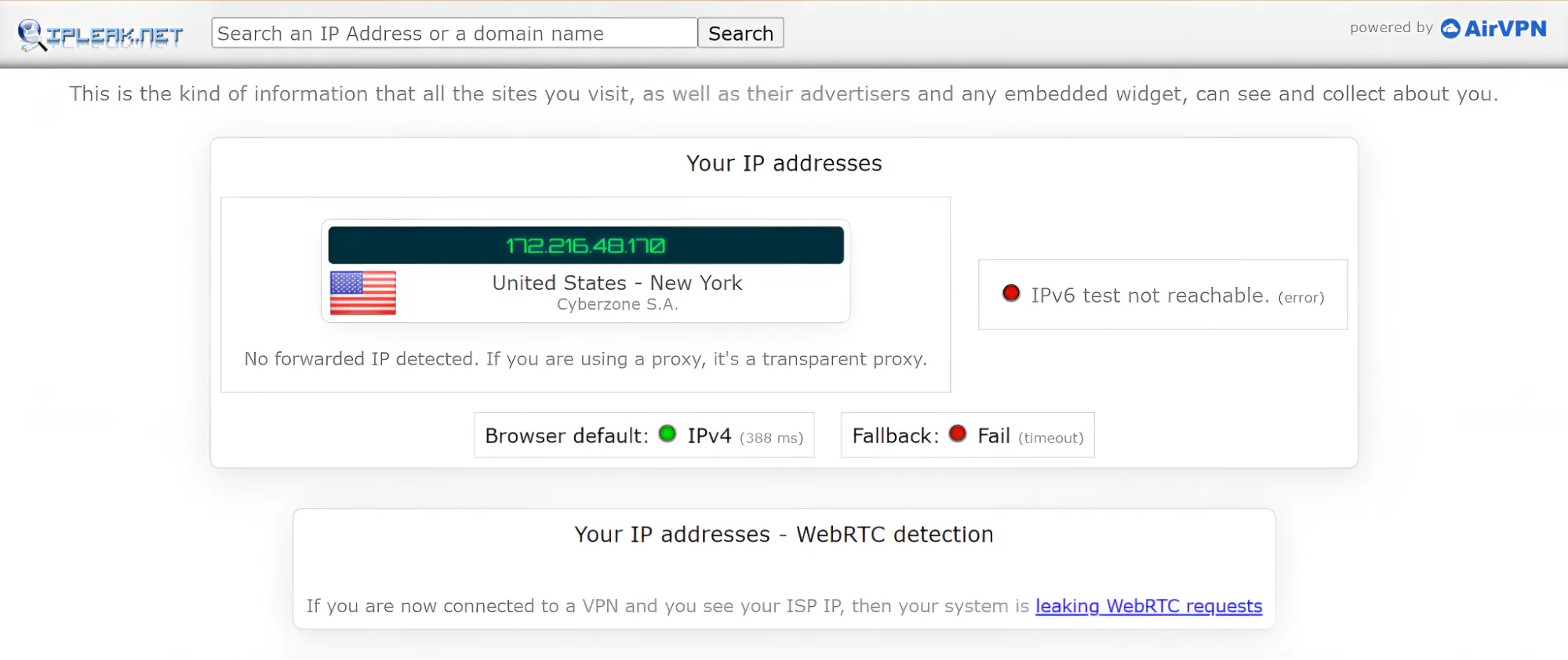 IPLeak.net