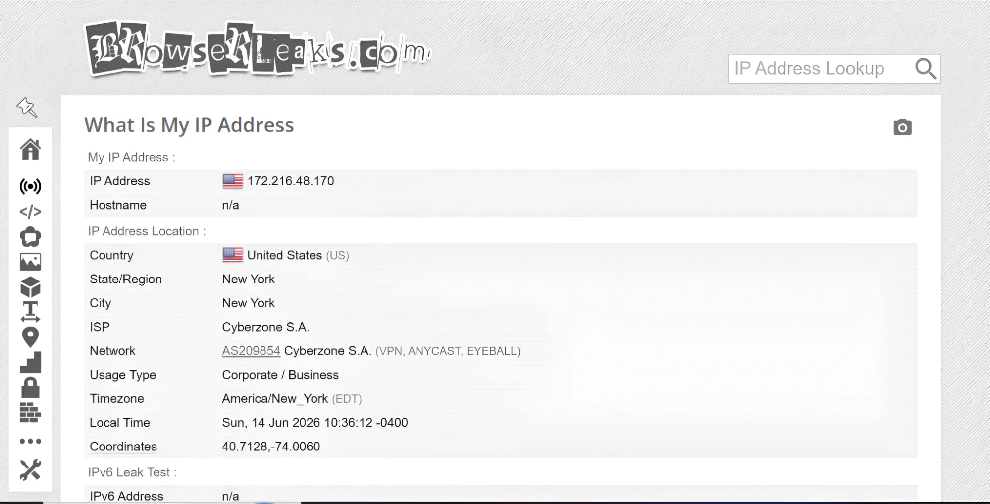 BrowserLeaks