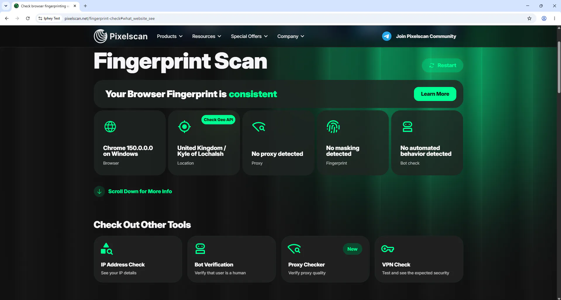 Pixelscan