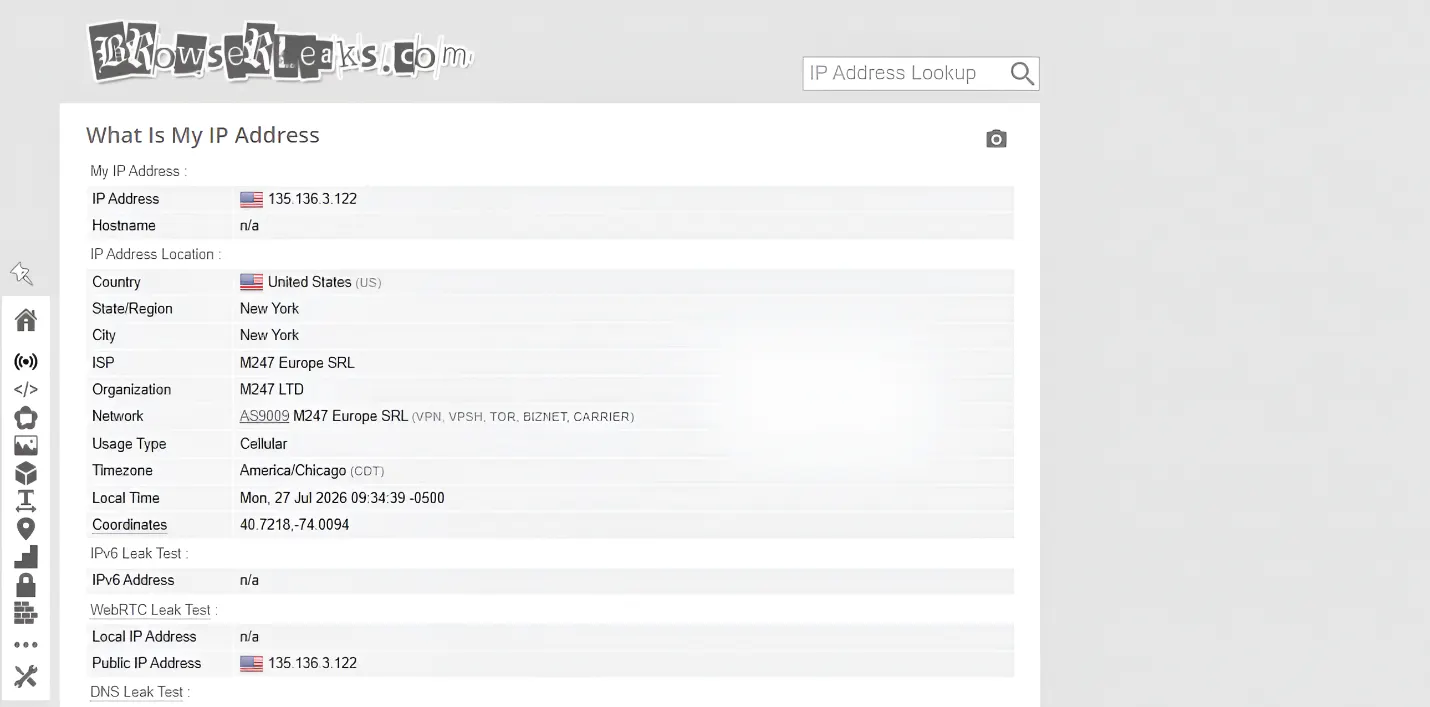 BrowserLeaks
