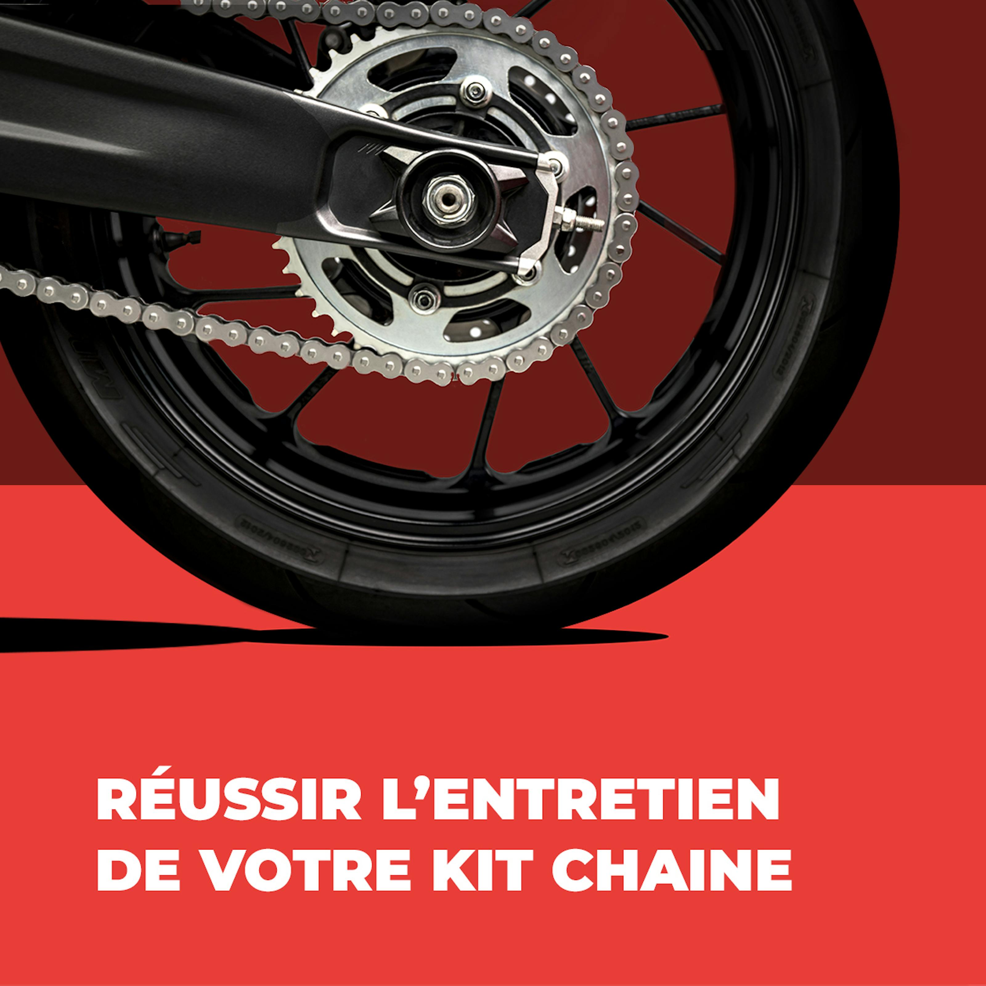 Pack entretien chaîne moto route Ipone - Équipement moto