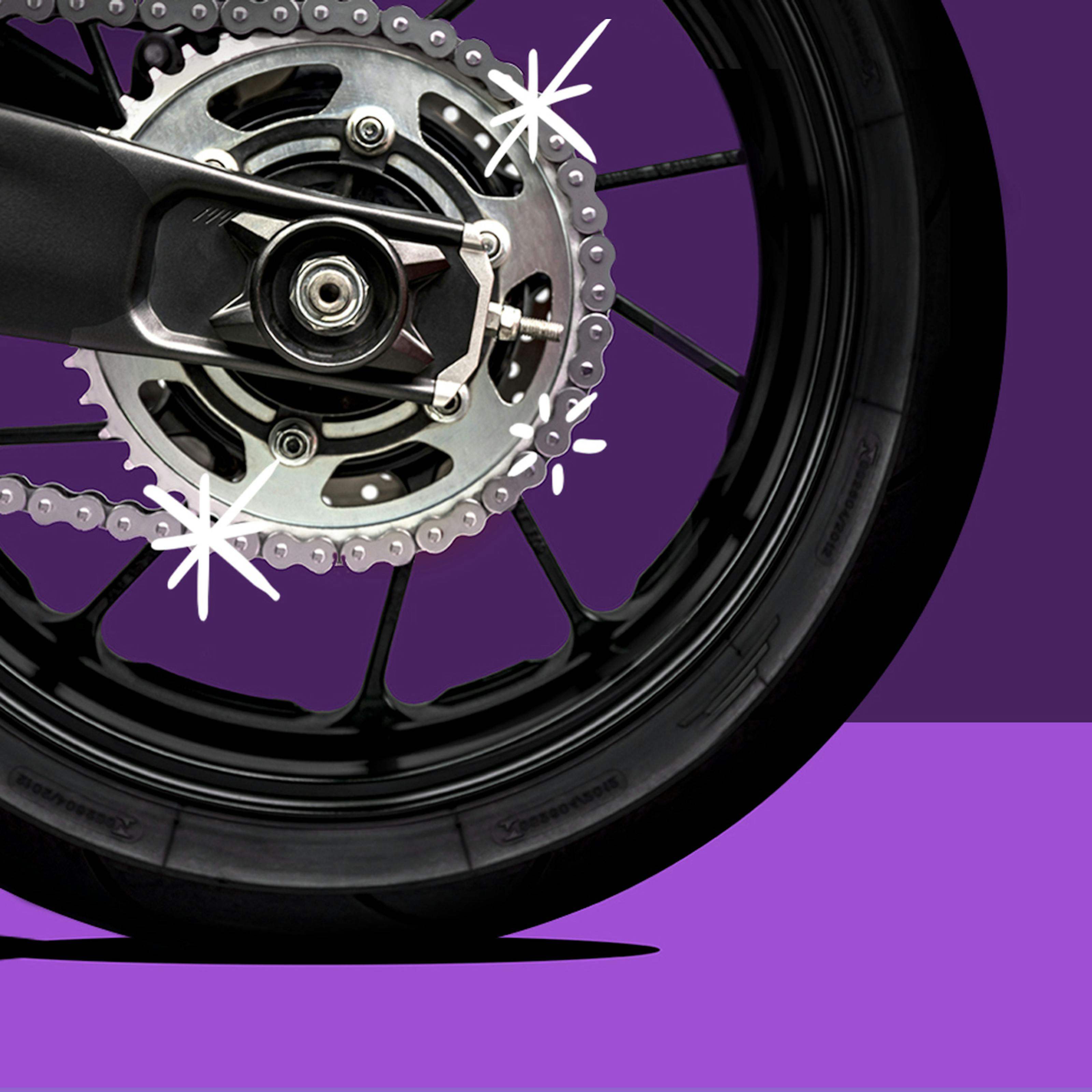 LEARN HOW TO CLEAN YOUR MOTORCYCLE CHAIN