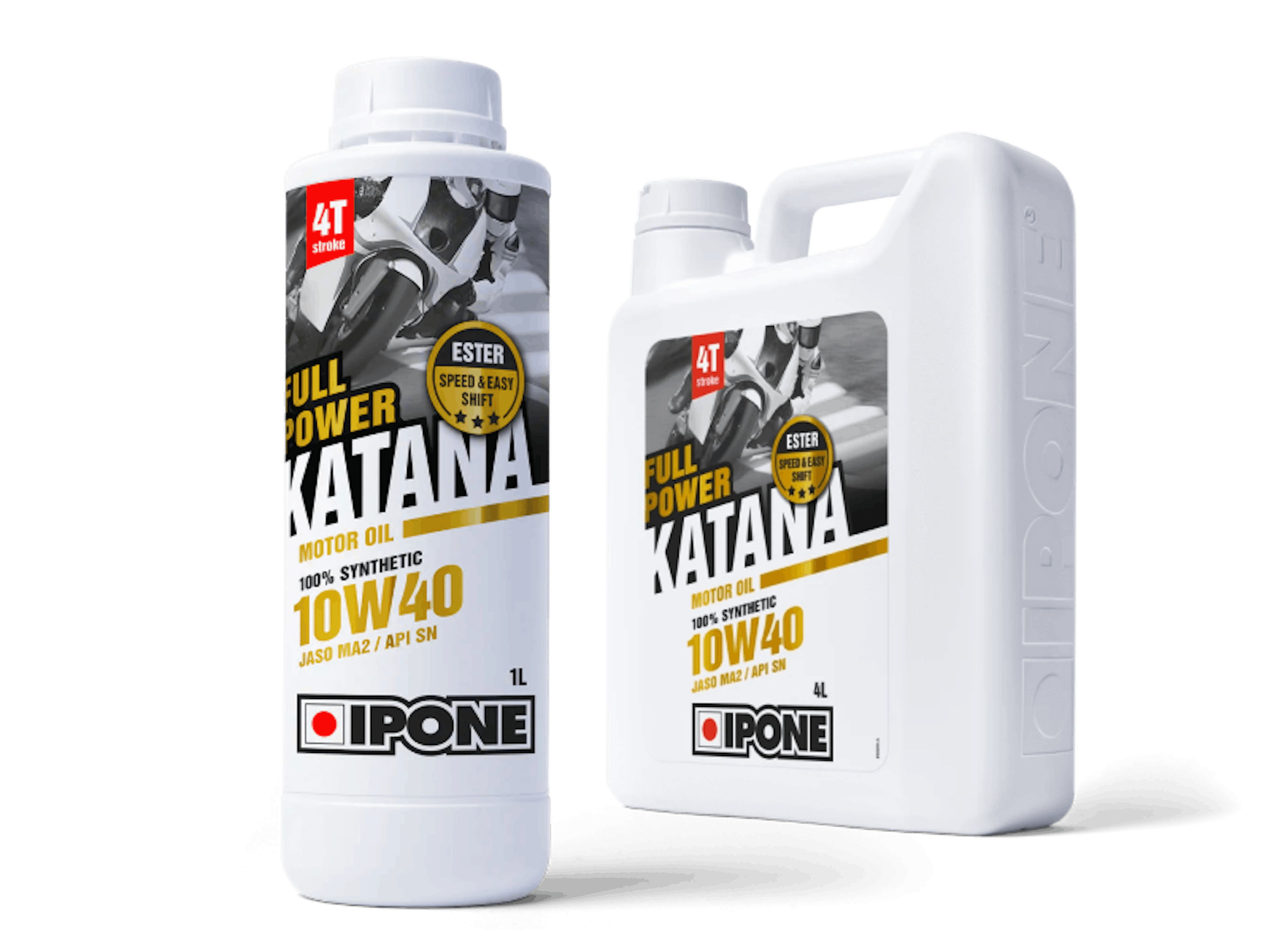 Bidons huile moteur moto full-power katana ipone