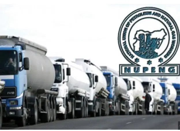Fuel scarcity looms as NUPENG begins nationwide strike Monday over face-off with Dangote