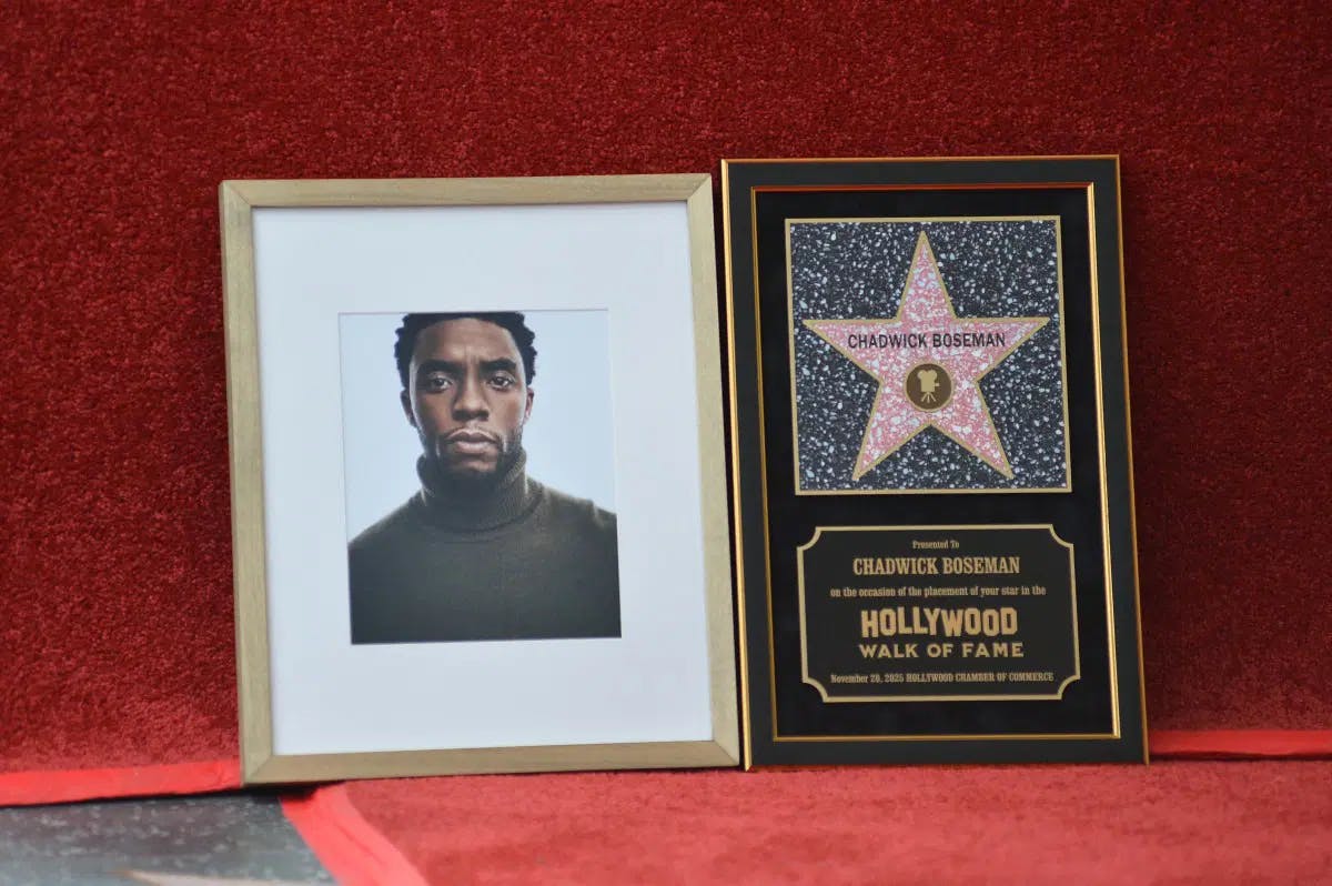 ‘Black Panther’ star Chadwick Boseman gets Hollywood star