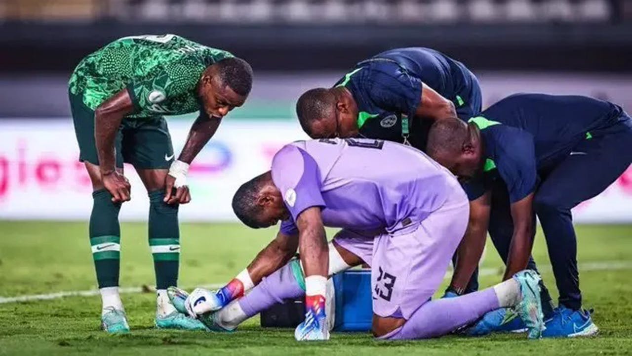 AFCON 2025: Nwabali set to miss trip to Morocco…. down with ankle, hand injury