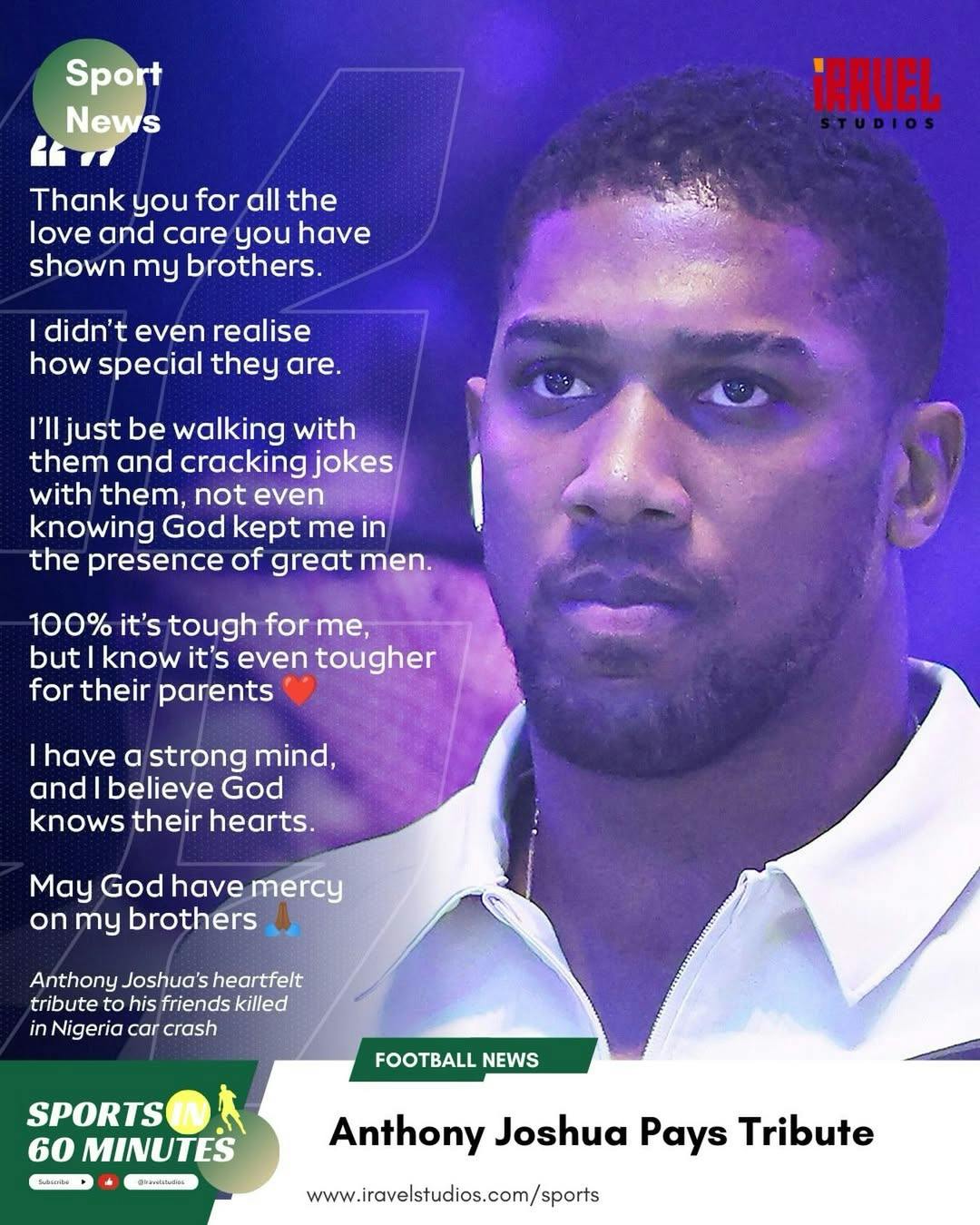 Anthony Joshua Pays Tribute