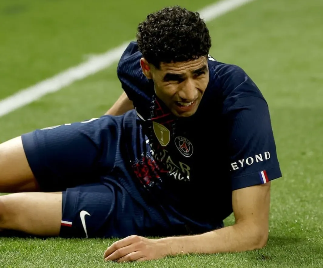 PSG Lose Achraf Hakimi To Thigh Injury Ahead Of Bayern Munich Showdown