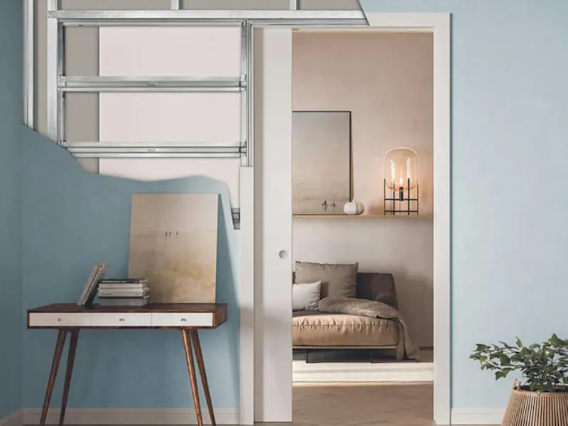 An image of a pocket door