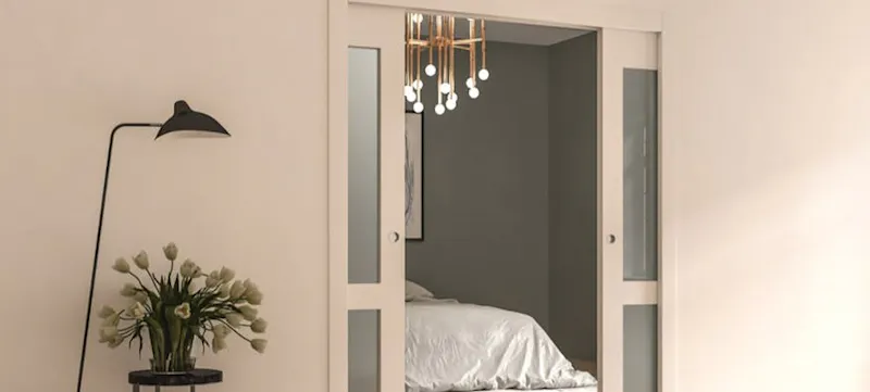 An image of a pocket door