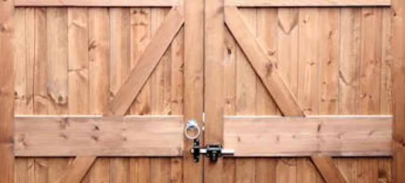 An image of a wooden gate