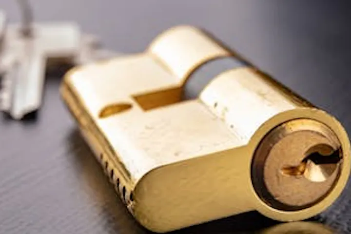 An image of keys and a lock